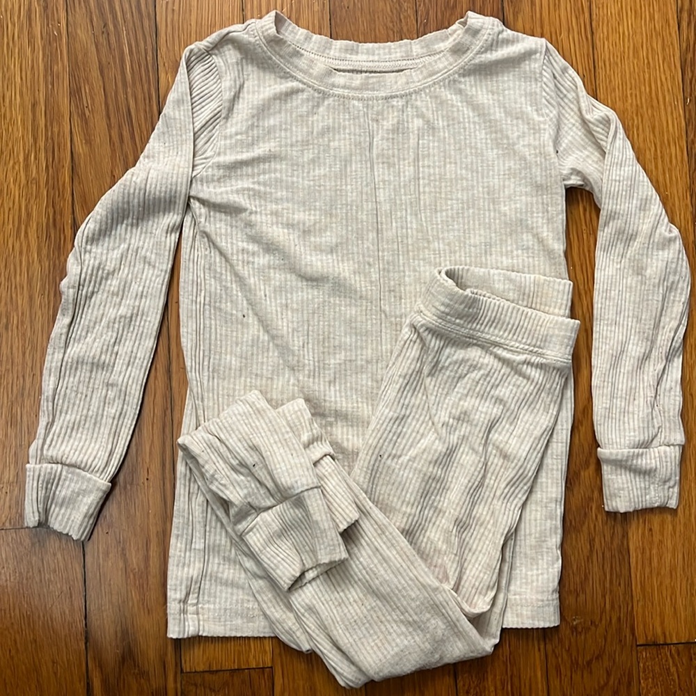 Little Sleepies ribbed pajamas 2T